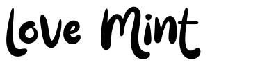 Love Mint шрифт