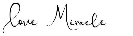 Love Miracle font