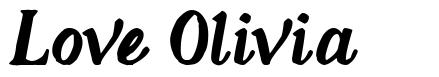 Love Olivia font