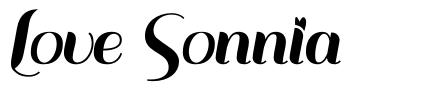 Love Sonnia font