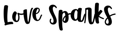 Love Sparks font