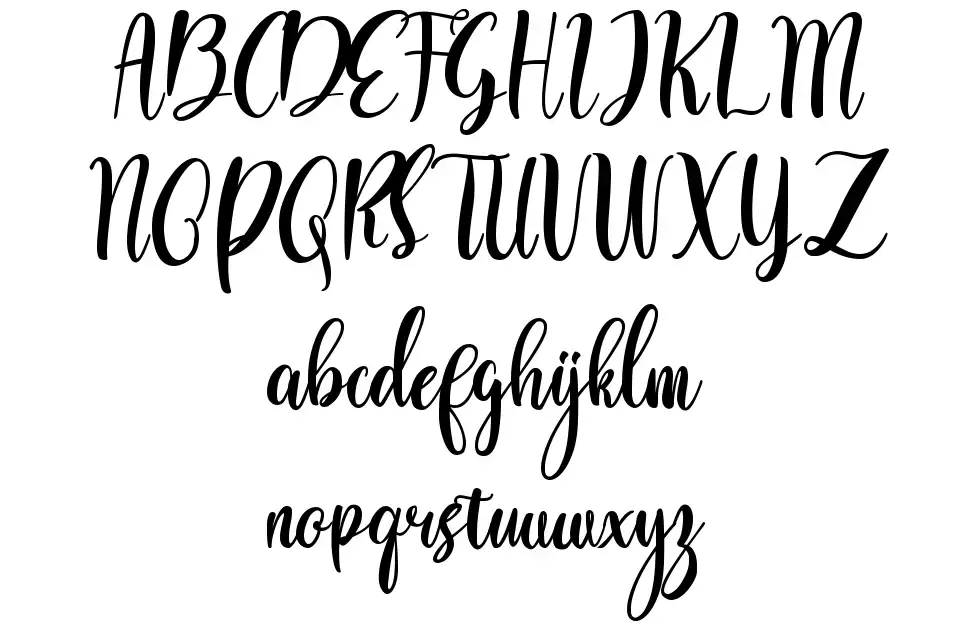 Love Springfont specimens