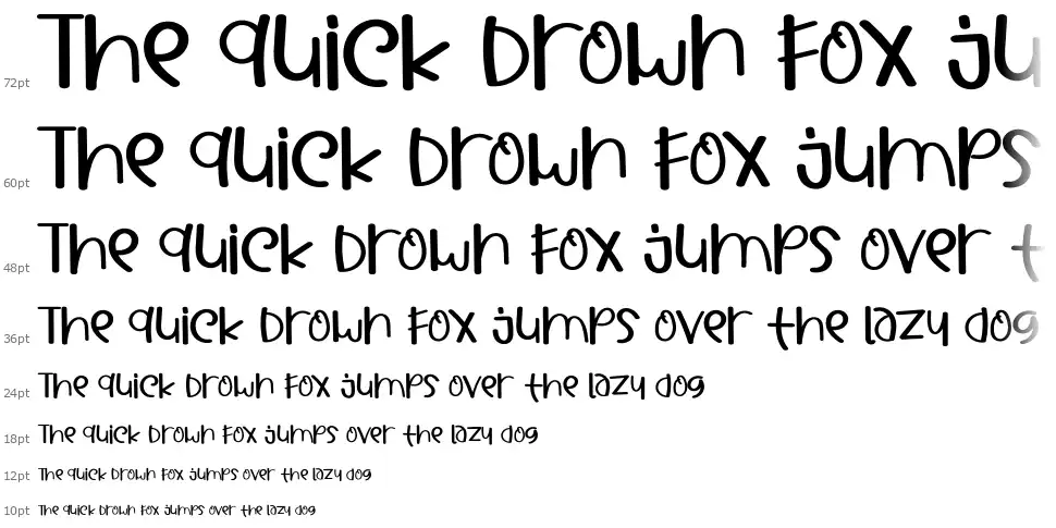 Love Unicornfont waterfall