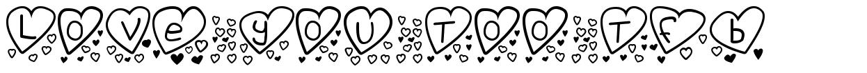 Love you too TFB font