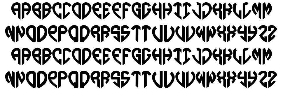 Lovegramos font specimens