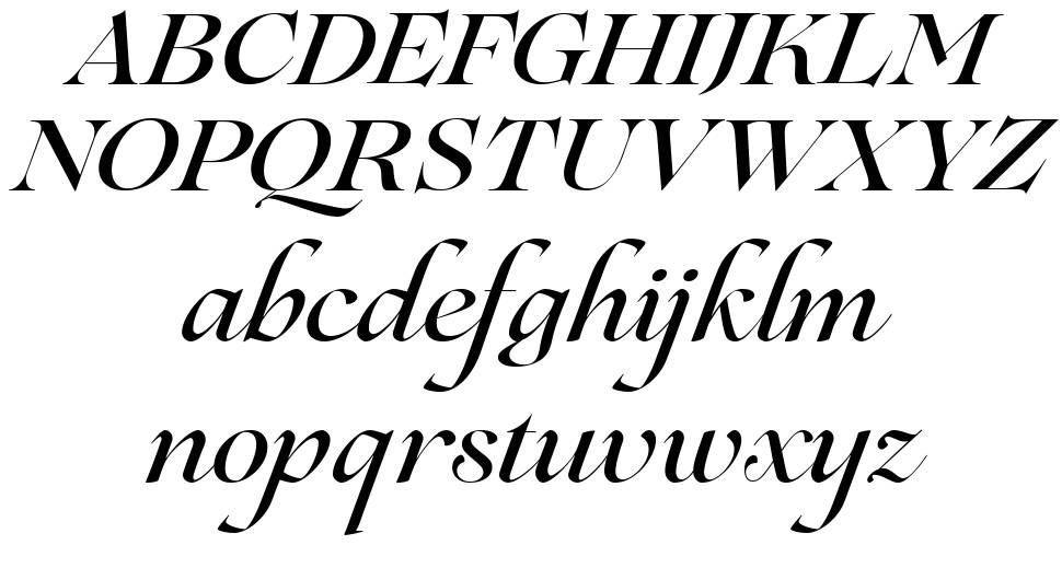 Lovelace Script font specimens