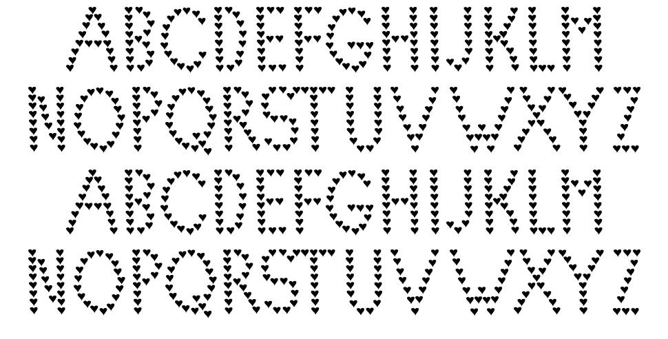 Lovelica font Örnekler