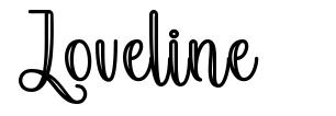 Loveline font