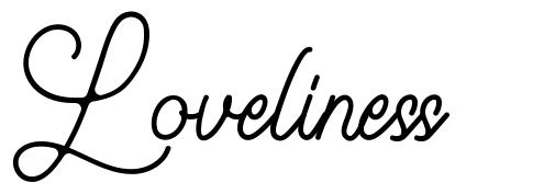 Loveliness font