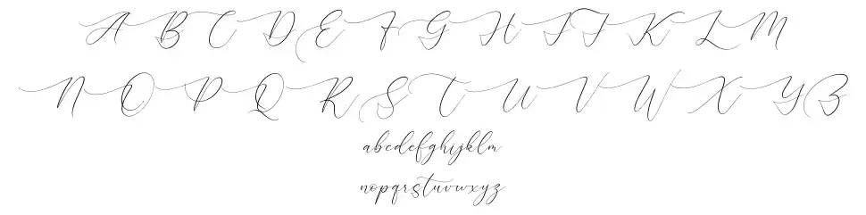 Lovely Gardenfont specimens