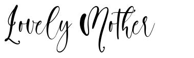 Lovely Mother font