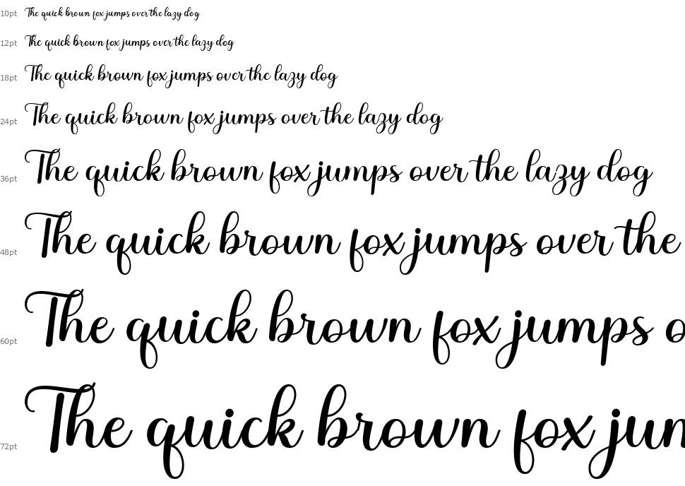 Lovely Nathalie Script フォント Waterfall