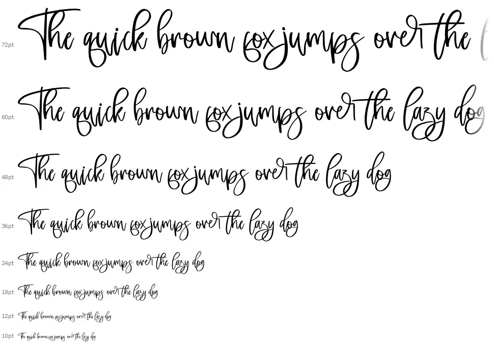Lovelydayfont waterfall