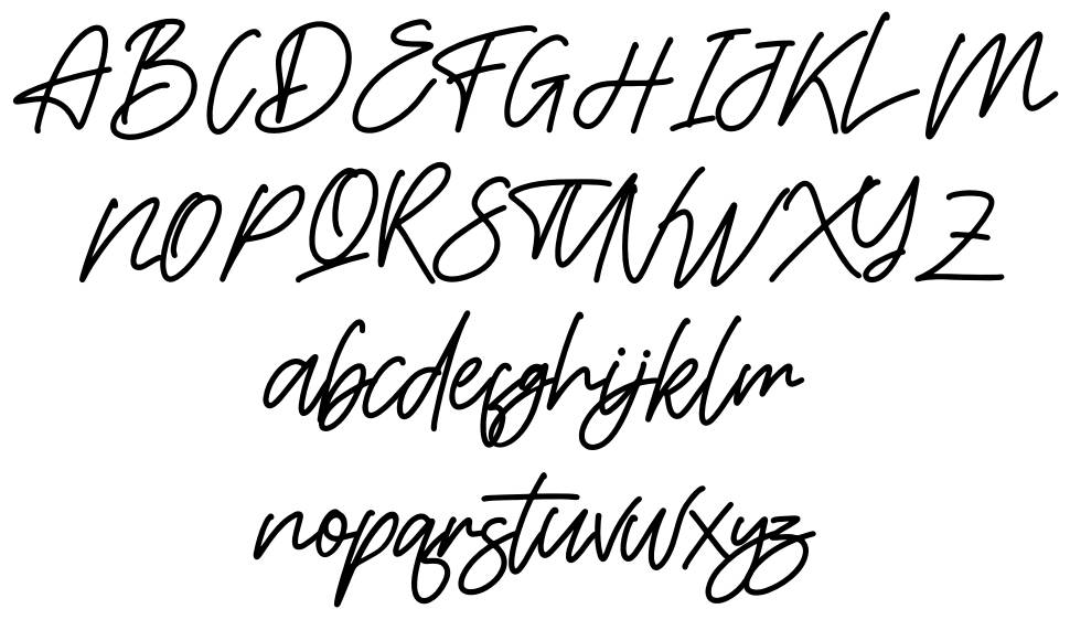 Lovelyta font specimens