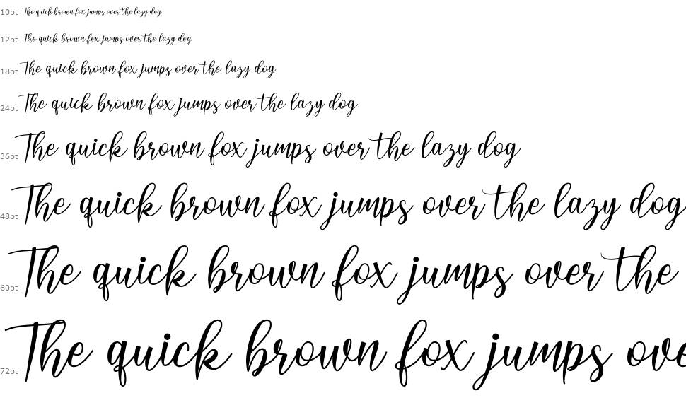 Lover Bunny font Waterfall