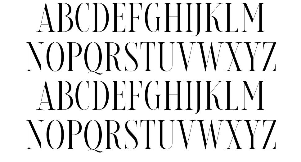 Loverica font specimens