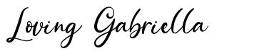Loving Gabriella písmo