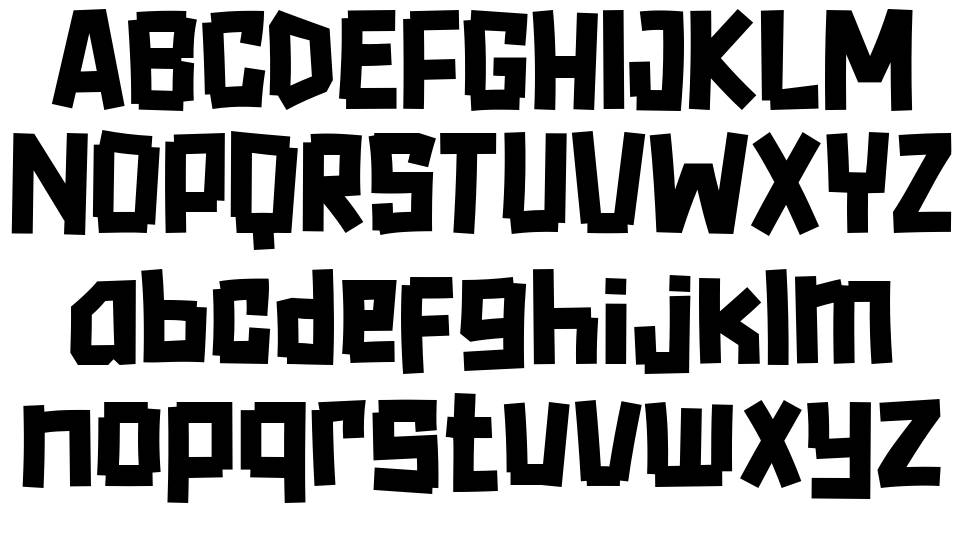Low Batt font specimens
