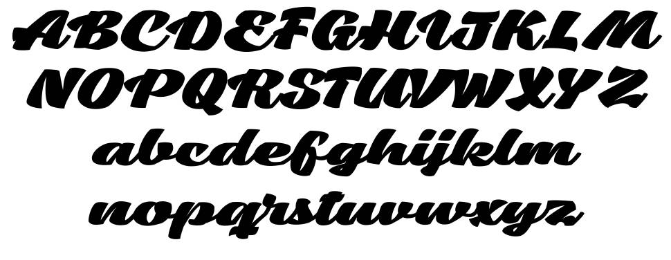 Low Casat Fat schriftart vorschau