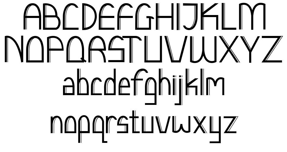 Lucchetto font Örnekler