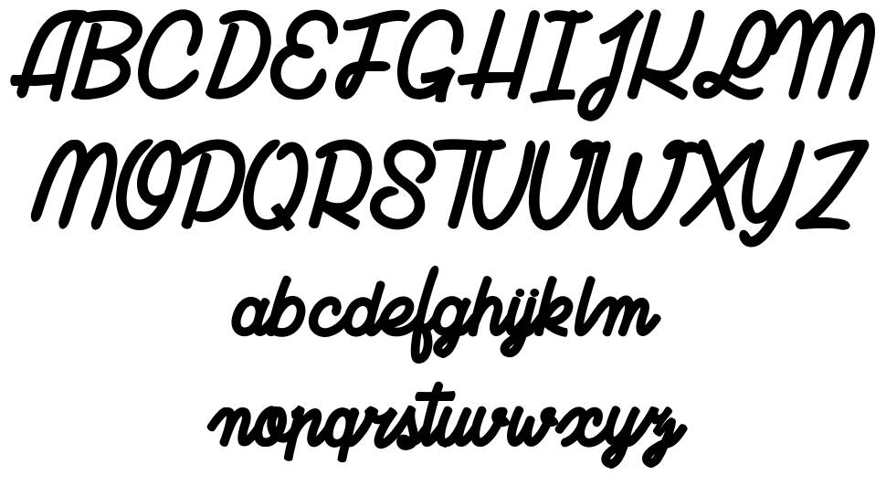 Lucia font Örnekler