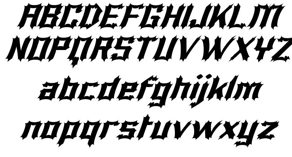 Luciferius 字形 标本