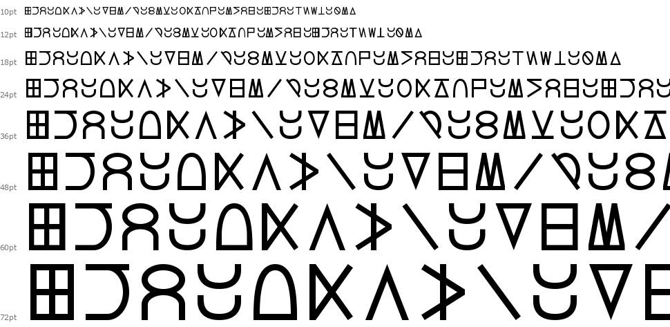 Lucius Cipher font Waterfall
