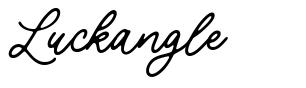 Luckangle 字形