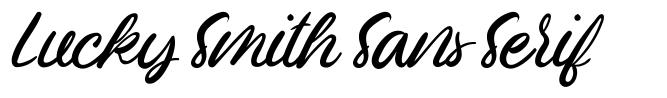 Lucky Smith Sans Serif fuente