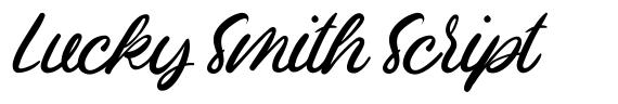 Lucky Smith Script font by Vunira Design | FontRiver