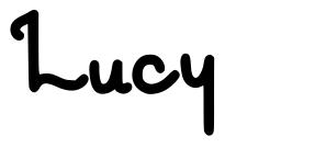 Lucy 字形