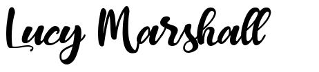 Lucy Marshall font
