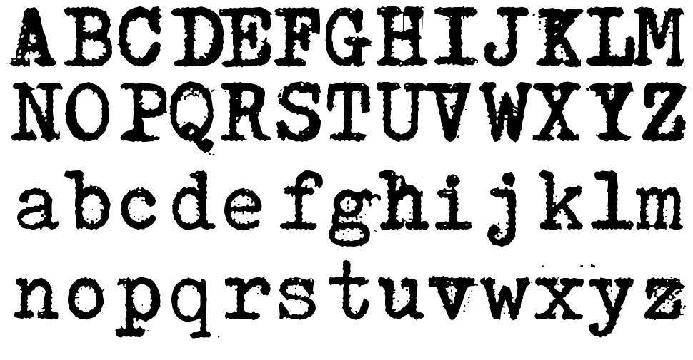 Lucznik 1303 font specimens