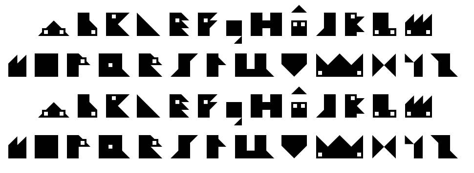 Ludiko Village font specimens