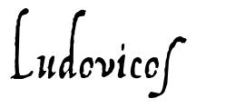 Ludovicos schriftart