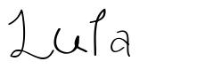 Lula шрифт