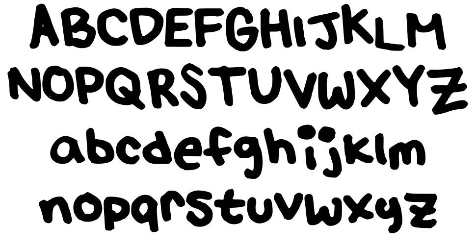 Lulus Font font specimens