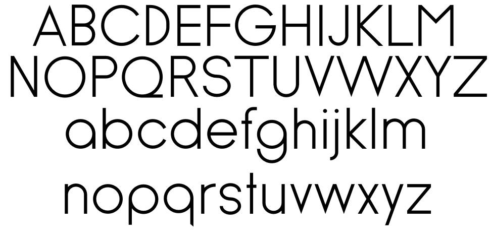 Lumin font Örnekler