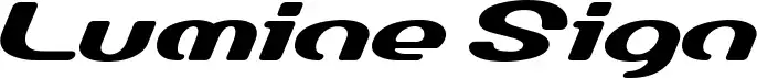 Lumine Sign
