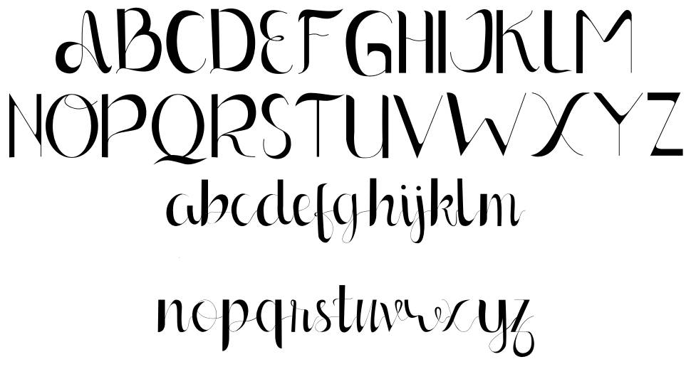 Luna Domestic font specimens