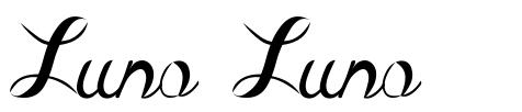 Luna Luna шрифт