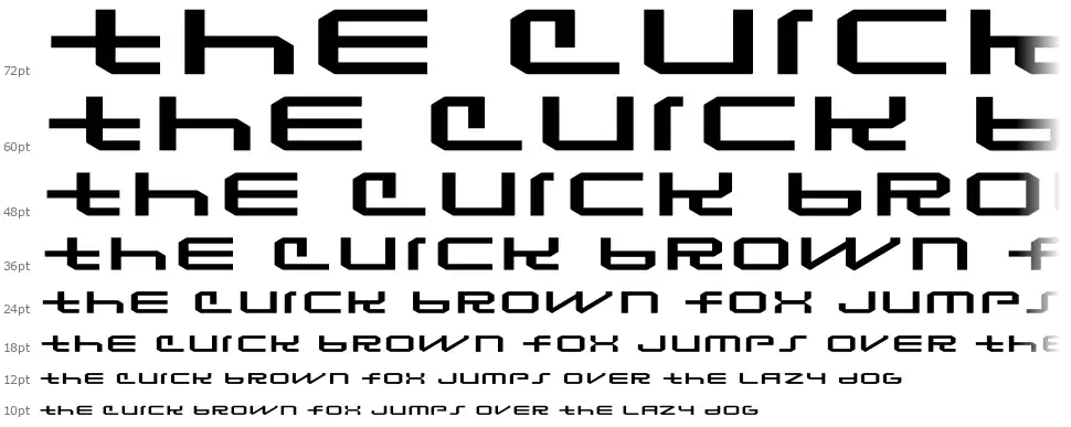 Lunasequentfont waterfall