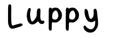 Luppy шрифт