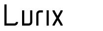 Lurix шрифт