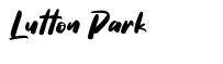 Lutton Park шрифт