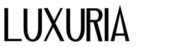 Luxuria 字形