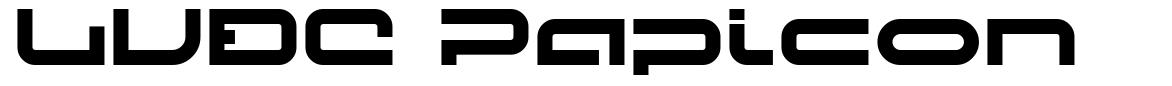 LVDC Papicon font