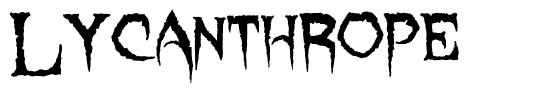 Lycanthrope 字形