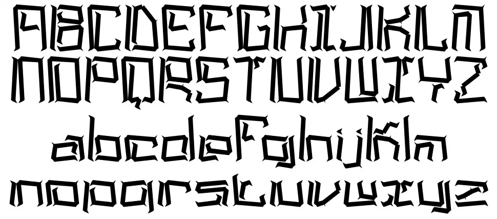 Lyneous font Örnekler