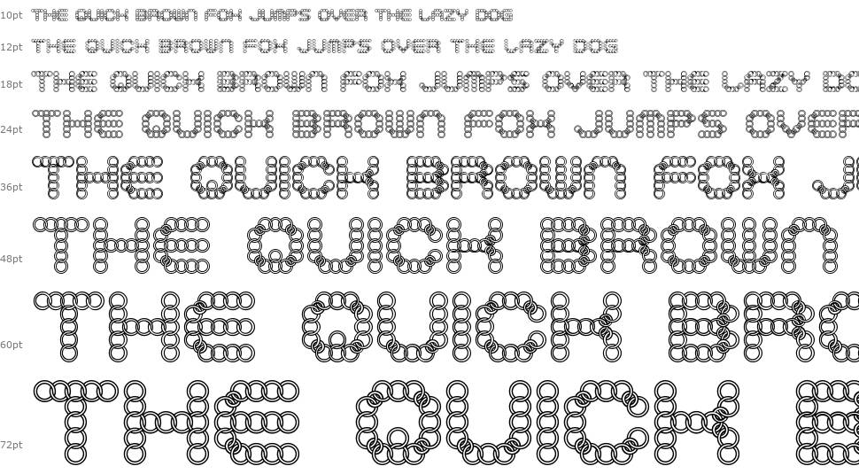 Lynx BRK font Waterfall